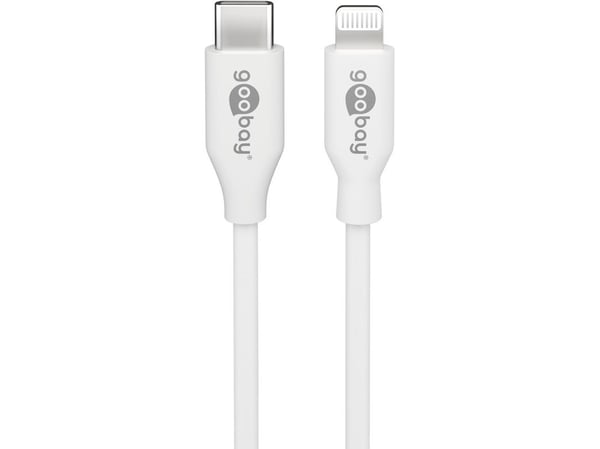 PREMIUMCORD Apple Lightning - USB-C™ USB-laddning och data MFi för Apple iPhone/iPad-kabel, 1m