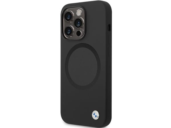 Veske BMW Signature Liquid Silicone MagSafe til iPhone 14 Pro - Hoved