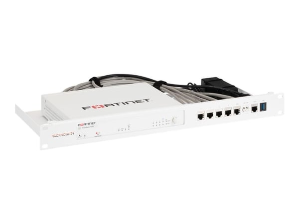Rackmount.IT RM-FR-T21I - Monteringssett for nettverksenhet - rackmonterbar - signalhvit - 1U - 19" - for Fortinet FortiGate 50, 51; FortiWiFi 50, 51