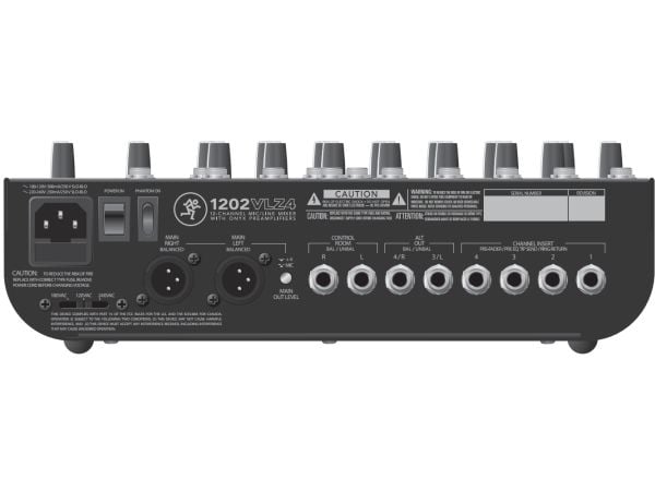 Mackie 1202VLZ4, 12 kanaler, 25 W