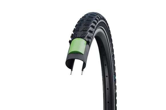 Schwalbe Marathon 365, 28", Däck med slang, Svart, 35 - 80 psi, 80 psi, 100 kg