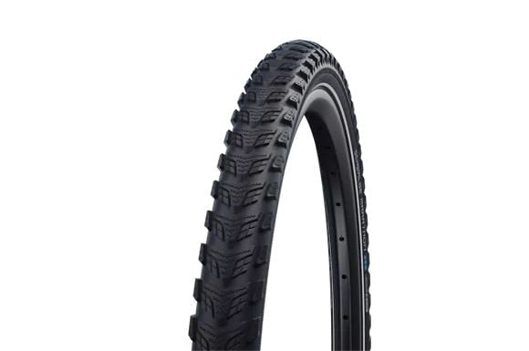 Schwalbe Marathon 365, 28", Däck med slang, Svart, 35 - 80 psi, 80 psi, 100 kg