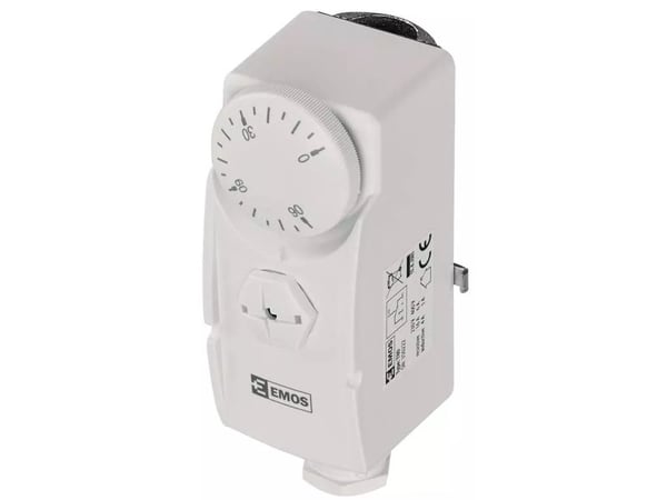 Emos P5681, Room, AC, Vit, 0 - 90 ° C, Rotations-, AC
