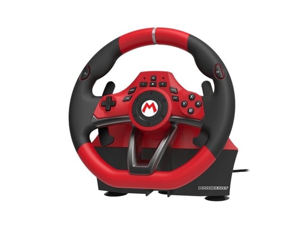 HORI Mario Kart Racing Wheel Pro Deluxe - Hjul- og pedalsett - kablet - for Nintendo Switch