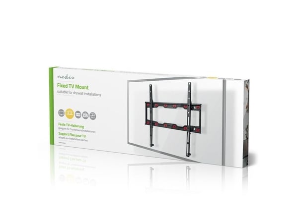 Nedis TVWM4030BK, 58,4 cm (23"), 139,7 cm (55"), 75 x 75 mm, 400 x 400 mm, Stål, Sort