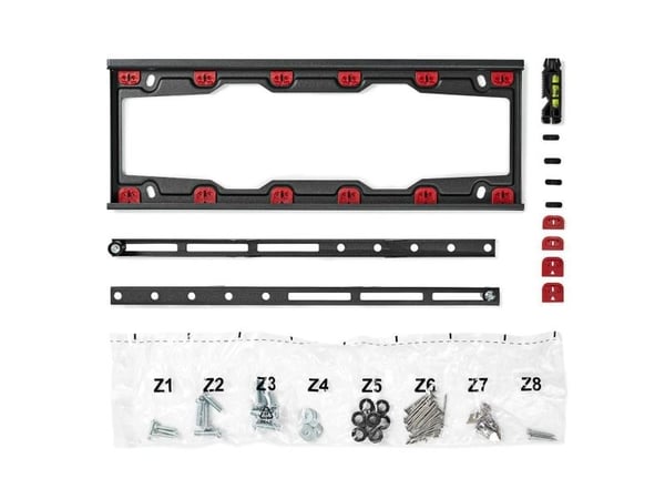 Nedis TVWM4030BK, 58,4 cm (23"), 139,7 cm (55"), 75 x 75 mm, 400 x 400 mm, Stål, Sort