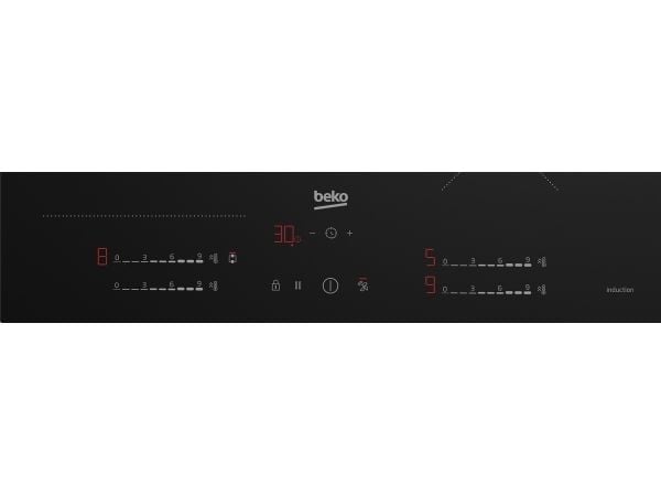 Beko HII64700SUFT induksjonstopp 60 cm 4 soner 1 flexisone, svart