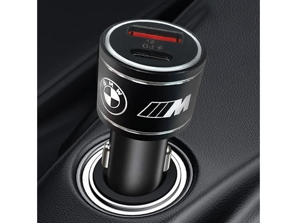 BMW M Edition - Hurtiglading USB-C & USB-A PD 18W + QC 3.0 18W billader (svart)