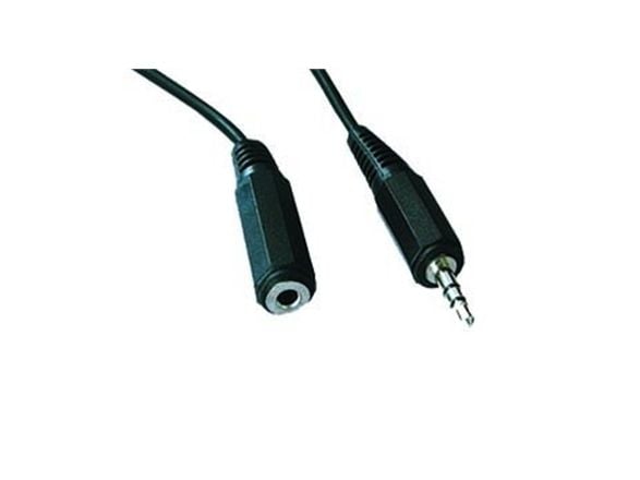 PREMIUMCORD lydkabel 3,5 mm jack - jack forlengelse 3 m (M/F, stereo) (kjackmf3)