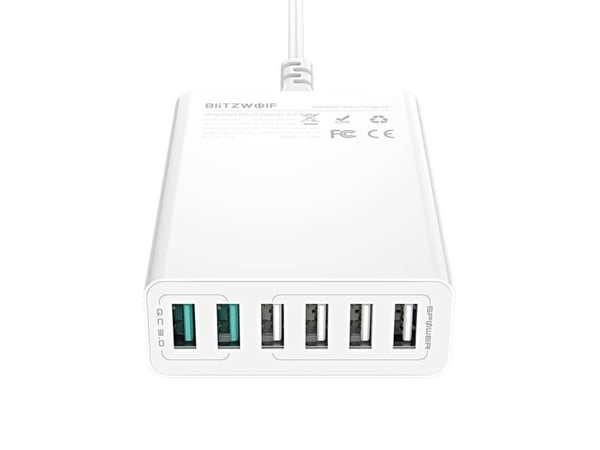 BlitzWolf BW-S15, Sisätila, AC, 12 V, 1,5 m, Valkoinen