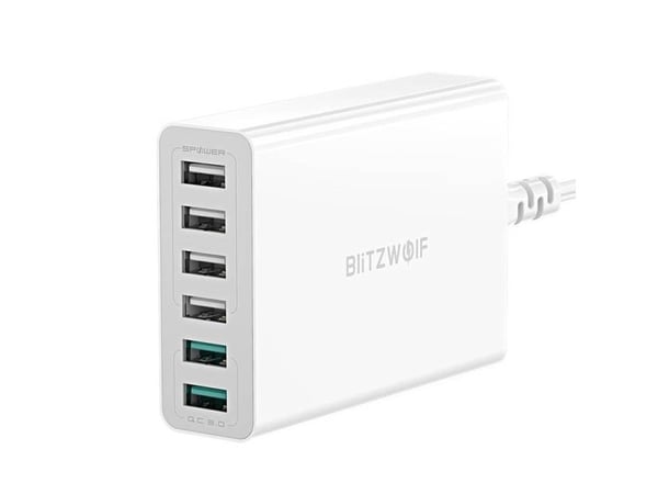 BlitzWolf BW-S15, Sisätila, AC, 12 V, 1,5 m, Valkoinen