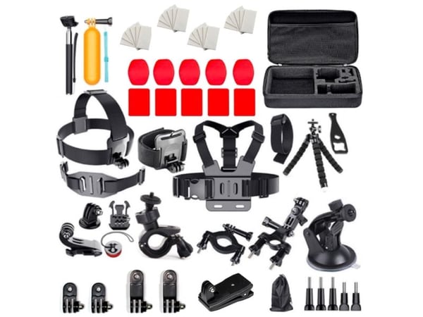 Tukkukauppa yleistarvikkeet 67 in 1 GoPro, DJI, Insta360, SJCam, Eken urheilukameroille (GoPro 67 in 1 set)
