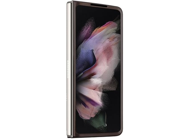 Samsung Galaxy Z Fold 5 Guess Odinis deklas 4G Triangle Strass (GUHCZFD5P4TDPW) brun