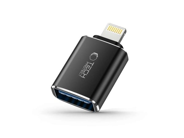 Tech-Protect Ultraboost USB-A till Lightning-adapter svart (THP1881)