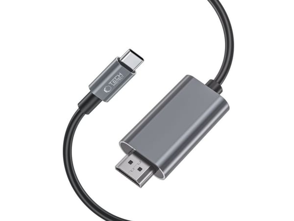 Tech-Protect UltraBoost THP2040 USB-C till HDMI-kabel 4K 60 Hz 2 m, svart