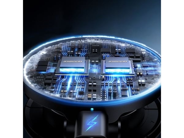 Joyroom JR-ZS408 magneettinen pidike 15W induktiivisella laturilla auton ohjaamoon - musta