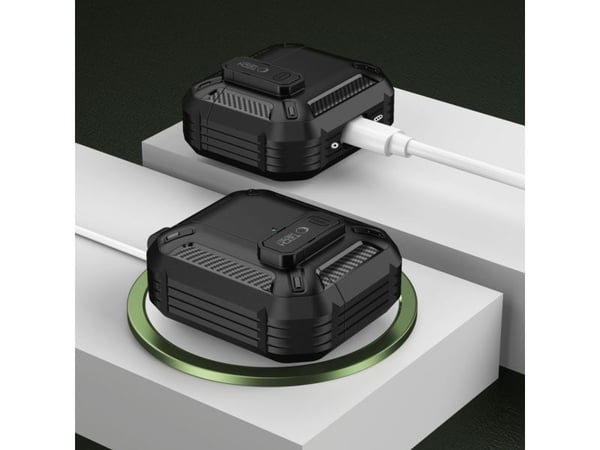 Tech-Protect CARBONOX för Apple AirPods 4 svart