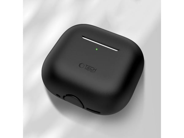 Tech-Protect silikonetui til Apple AirPods 4, svart