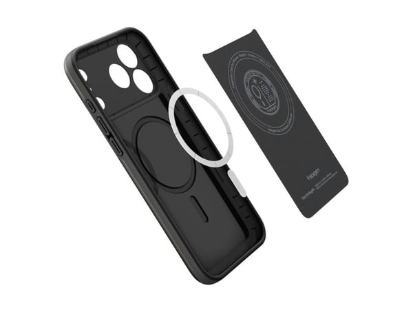 Spigen ACS10339, Mobilskal, Apple, iPhone 17, 16 cm (6.3"), Svart