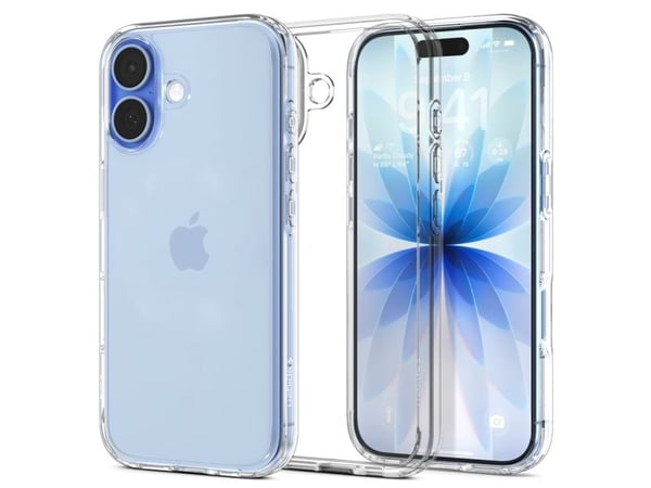 Spigen iPhone 17 Case Ultra Hybrid, Etui, Apple, iPhone 17, 16 cm (6.3"), Gjennomsiktig