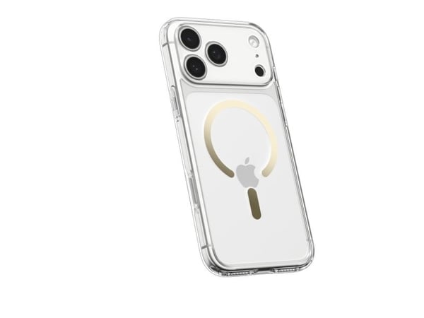 Spigen ACS10284, Mobilskal, Apple, iPhone 17 Pro Max, 17,5 cm (6.9"), Guld, Transparent