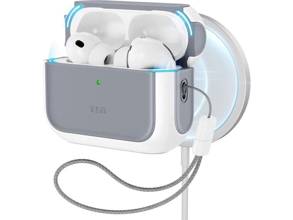 ESR Orbit Hybrid HaloLock-etuibeskytter til Apple A-ladeetui hvit