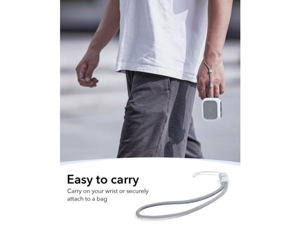 ESR Orbit Hybrid HaloLock-etuibeskytter til Apple A-ladeetui hvit