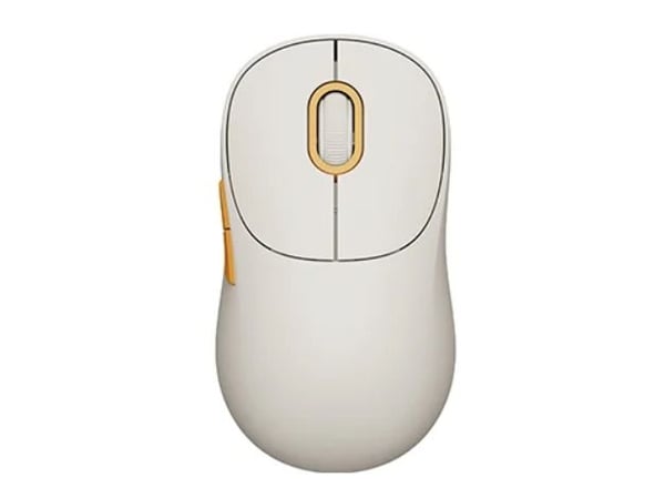 Xiaomi Wireless Mouse Lite 3 - Mus - ergonomisk - optisk - 5 knapper - trådløs - 2.4 GHz, Bluetooth - USB trådløs mottaker - hvit