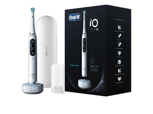 Oral-B iO Series 10 elektrisk tannbørste - Stardust White