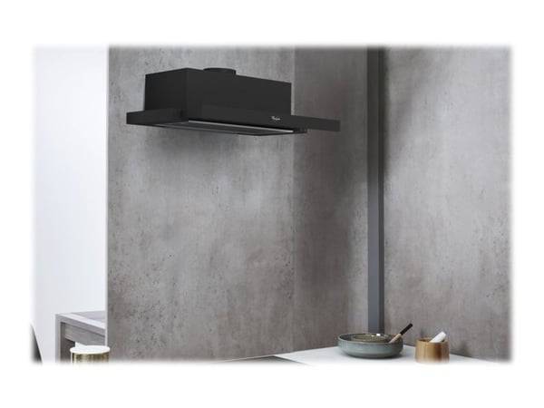 Whirlpool AKR 749/1 NB - Panser - teleskopisk - bredde: 59.9 cm - dybde: 30 cm - uttrekking og resirkulering - svart