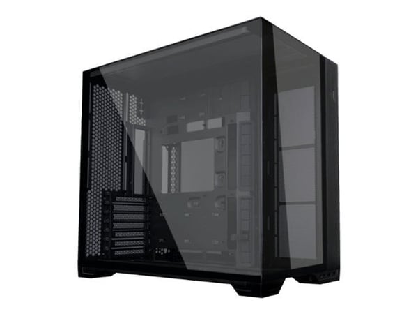 Lian Li O11 Vision - - sidepanel med vindu (herdet glass) - ingen strømforsyning - USB/lyd