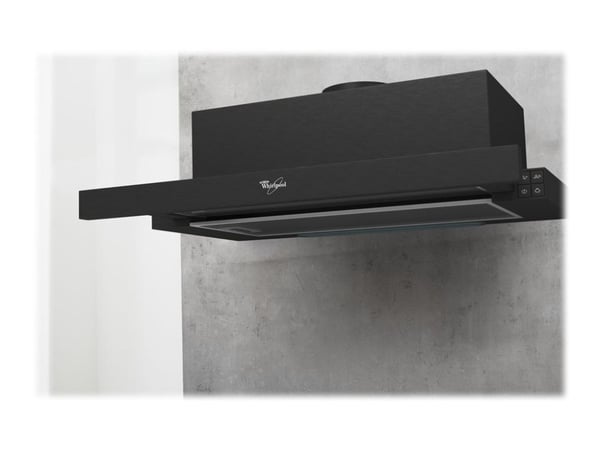 Whirlpool AKR 749/1 NB - Panser - teleskopisk - bredde: 59.9 cm - dybde: 30 cm - uttrekking og resirkulering - svart