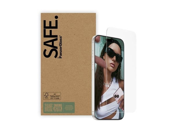 PanzerGlass SAFE. by ® Screen Protector iPhone 17 Pro Max | 16 Pro Max | Ultra-Wide Fit | Bulk, Apple, Apple - iPhone 17 Pro Max, Apple - iPhone 16...