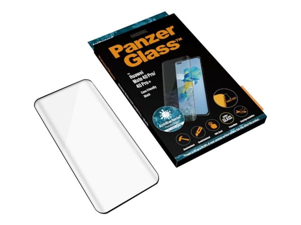 PanzerGlass 5382, Huawei, Huawei - Mate 40 Pro, Huawei - Mate 40 Pro+, Asennus kuivana, Naarmuuntumisenkestävä, Iskunkestävä, Antibakteerinen, Läpi...