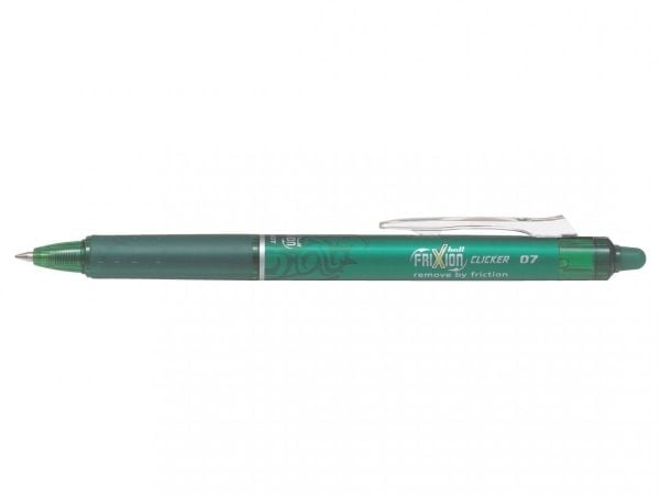 Rollerpen Pilot Frixion Clicker med tryck 0,7 grönt (st.)