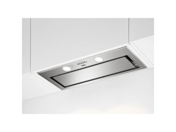 AEG DGE5861HM - Kåpa - huv - Fördjupning - bredd: 72.3 cm - djup: 27.3 cm - utsug och återcirkulering (-) - rostfritt stål