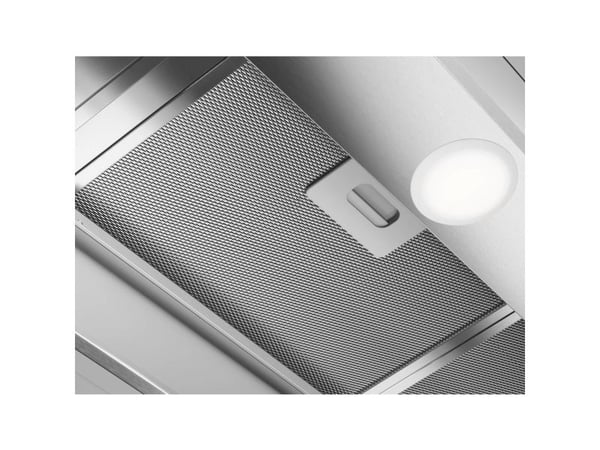 AEG DGE5861HM - Kåpa - huv - Fördjupning - bredd: 72.3 cm - djup: 27.3 cm - utsug och återcirkulering (-) - rostfritt stål