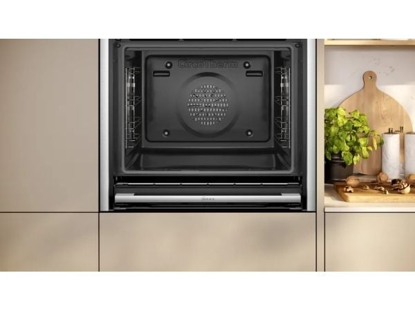 Neff N 90 B64CS71N0 - Ovn - innebygd - Wi-Fi - fordypning - bredde: 56 cm - dybde: 55 cm - høyde: 58.5 cm - med selvrens - Klasse A+ - rustfritt stål