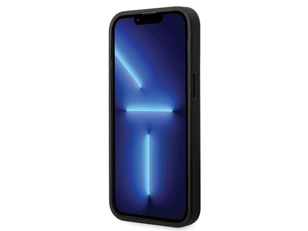 Apple iPhone 14 Pro BMW läderfodral Diamond Pattern (BMHCP14L22RFGK), svart