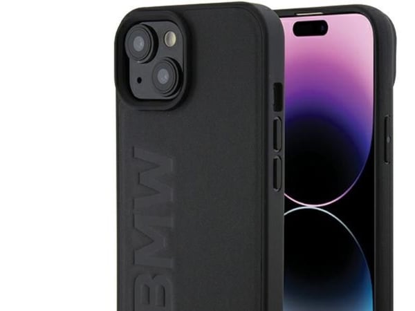 Veske BMW skinn hot stamp på iPhone 15 Plus - engros produkt