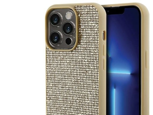 Apple iPhone 15 Pro Guess Case Disco Metal Script (GUHCP15LPMSDGSD) kultainen