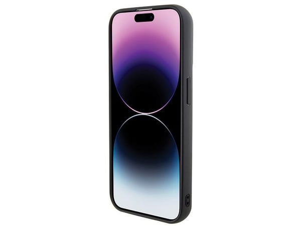 Karl Lagerfeld 3D kumi monilogo iPhone 15 Pro - juodas - juodas