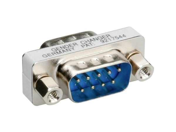 Secomp - Seriell hann-hunnveksler - DB-9 (hann) til DB-9 (hann)