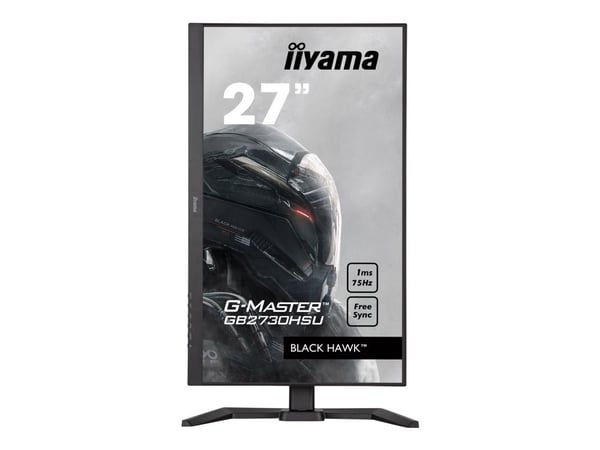 iiyama G-MASTER Black Hawk GB2730HSU-B5 - LED-skjerm - 27" - 1920 x 1080 Full HD (1080p) @ 75 Hz - TN - 300 cd/m² - 1000:1 - 1 ms - HDMI, VGA, Disp...