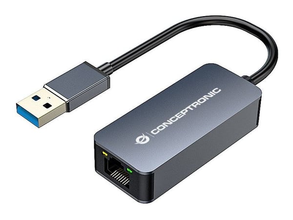 Conceptronic – Verkkosovitin – USB – 10/100/1000/2500Base-T – harmaa Conceptronic – Verkkosovitin – USB – 10/100/1000/2500Base-T – harmaa