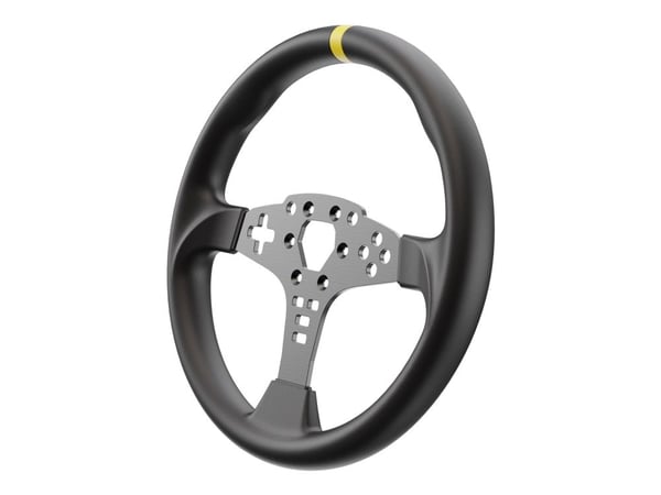 MOZA RS046, PC, Racing hjul, Sort, Aluminium, Moza, 1 stk