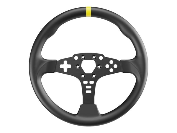 MOZA RS046, PC, Racing hjul, Sort, Aluminium, Moza, 1 stk