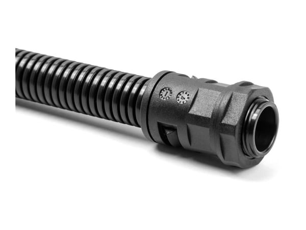Delock - Vikta rör - 28.5 mm - 2 m - svart