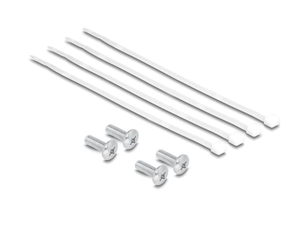 Delock - Koblingspanel - rackmonterbar - CAT 6a - RJ-45 X 8, LSA X 8 - svart - 1U - 10"