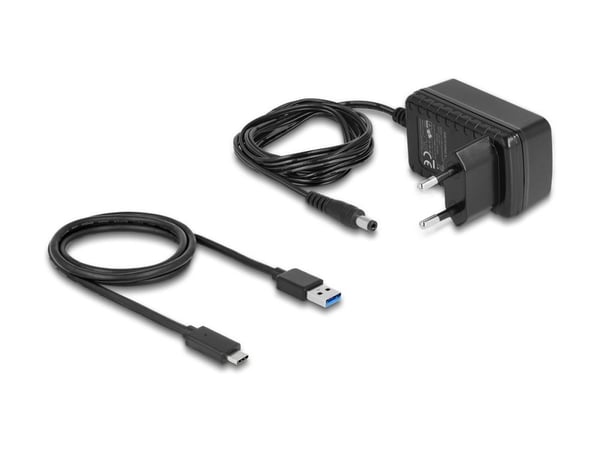 Delock - Gränssnittsadapter - 2.5", 3.5" - SATA 6Gb/s - USB 3.2 (Gen 2) - svart